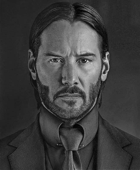 John Wick Pencil Drawing