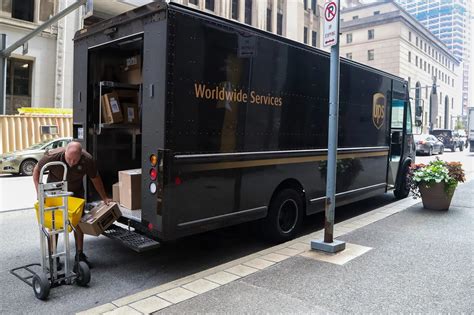 Pictures Of Ups Drivers Delivering Packages