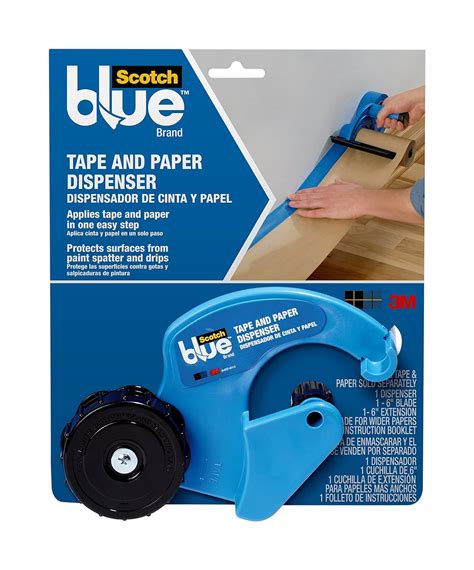 Scotchblue Painters Tape And Paper Dispenser Applies Masking Paper