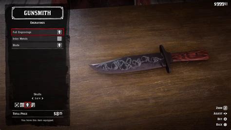 Red Dead Redemption 2 Custom Knife Youtube