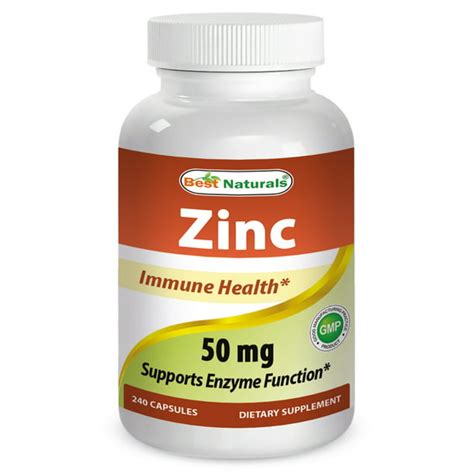 Best Naturals Zinc 50 Mg 240 Tablets