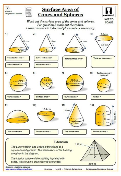 Cross Section Of D Shapes Worksheet