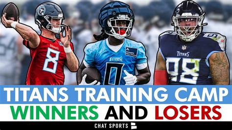 Titans Training Camp Winners Losers Ft Calvin Ridley Will Levis