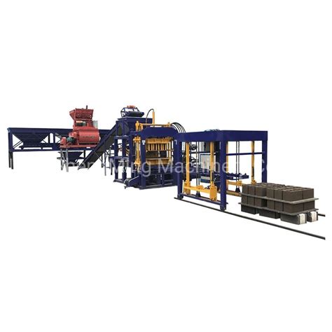 Qt Hydraulic Press Automatic Hollow Cement Interlocking Concret