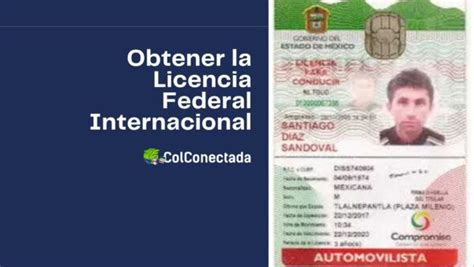 Tramite De Expedici N De Licencia Federal De Conductor Modalidad