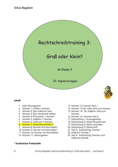 Rechtschreibtraining 3 Groß oder klein ab Klasse 3