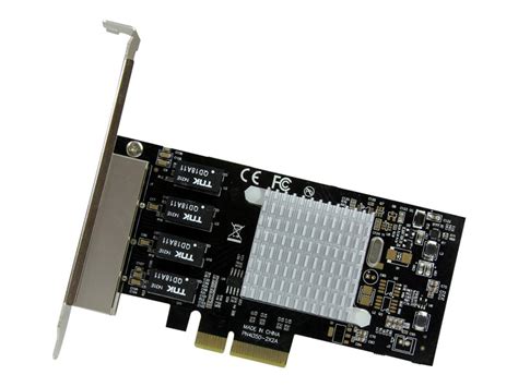 StarTech Carte réseau PCI Express à 4 ports Gigabit Ethernet avec