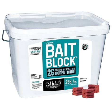 Bait Block® 2G Second Generation Rodenticide - JT Eaton Professional