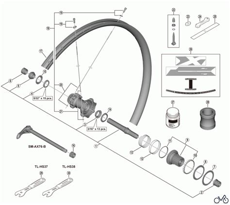 Shimano Wh M Tl R B C Deore Xt Rear Wheel Mtb Speed