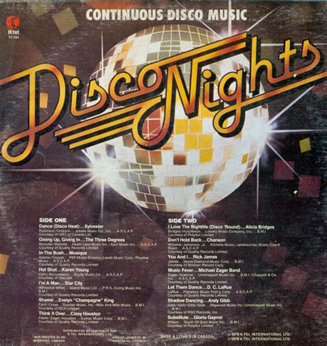 K Tel Kollection 1973 1983 Disco Nights 1979