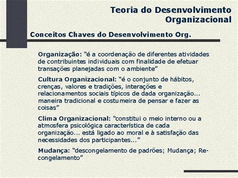 Teoria Do Desenvolvimento Organizacional Origens Dificuldade De