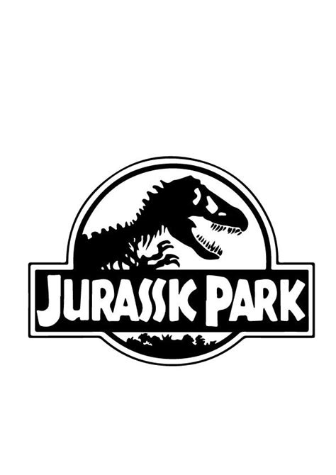 Jurassic Park Svg Jurassic Park Template Svg Jurassic Park Inspire