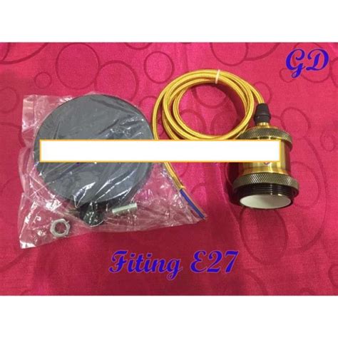 Jual FITING LAMPU GANTUNG Fitting E27 Untuk Lampu Hias Di Seller RUTH