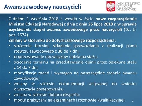 Wdra Anie Znowelizowanych Przepis W Ustawy Karta Nauczyciela Ppt