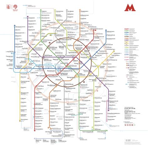 Moscow Metropolitan -- Metro map