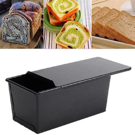 Rectangle Nonstick Box Loaf Tin Kitchen Pastry Bread Cake Baking Pan