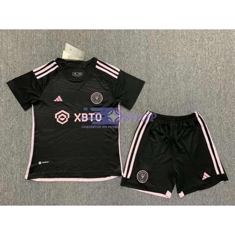 Camiseta Inter Miami 2023 2024 Segunda Equipación Niño Kit