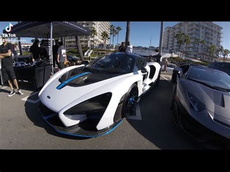 Carbon Mclaren Senna And Lamborghini Aventador Svj Side By Side Youtube