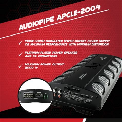 Audiopipe Apcle Class Ab Watt Channel Mosfet Car Stereo