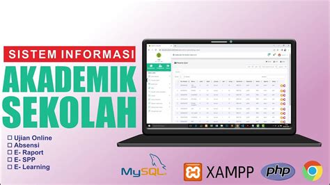 Sistem Informasi Akademik Sekolah Berbasis Web Youtube