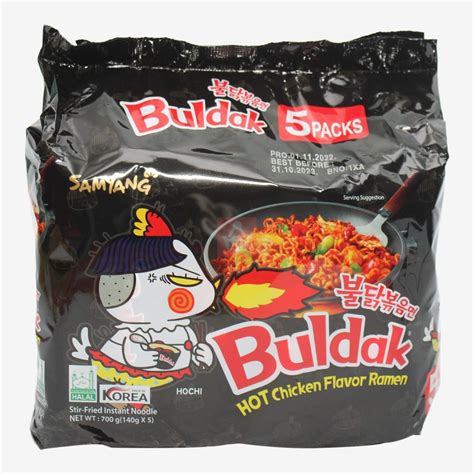 Samyang Buldak Hot Chicken Ramen Spicy Chicken Black Noodles Gm Packs