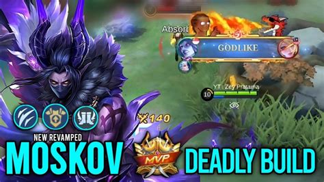 Revamped Moskov Deadly Build Advance Server Mobile Legends