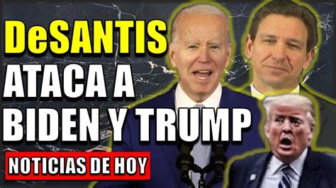 Urgente Eeuu De Marzo Ron Desantis Se Tiene Confianza Y Afirma Que