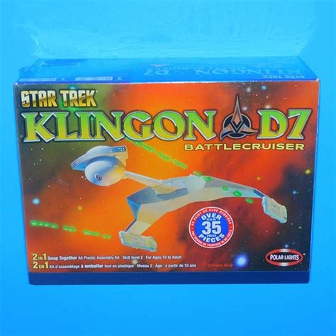 Star Trek Klingon D7 Battlecruiser Polar Lights Model Kit Factory