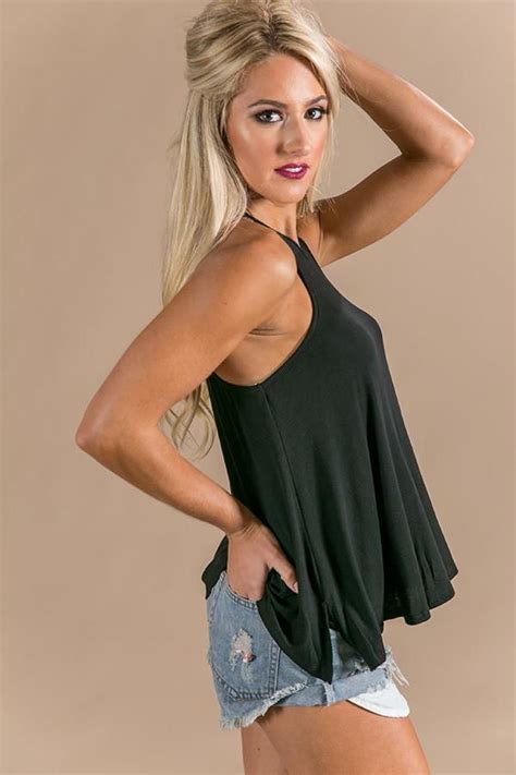 Original Beauty Racerback Tank In Black Tank Top Fashion Racerback Tank Racerback