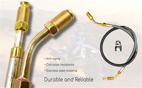 Ulzozn Brake Hose Line Fit For Polaris Sportsman Xplorer Big Boss Magnum Trail Boss