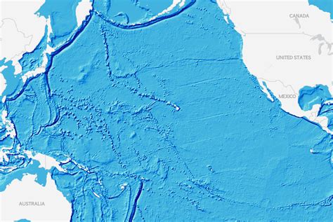 Pacific Ocean Floor Map