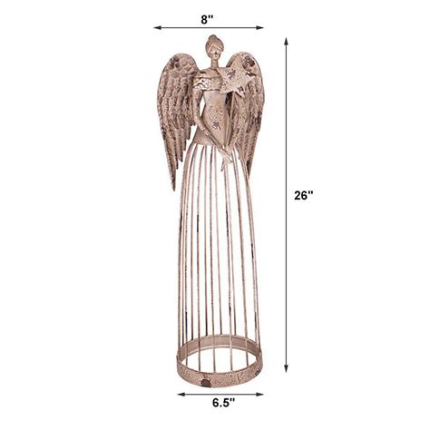 Antiqued Metal Angel Garden Statue – GearPings