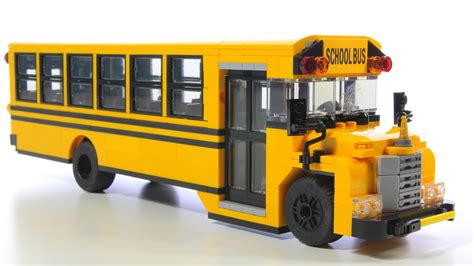 Lego School Bus Moc Youtube