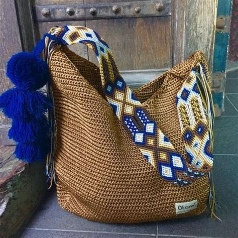 Mayan Morral Bag Tassel By Otomiartesanal Casual Bags Crochet