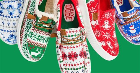 Hey Dude Ugly Sweater And Holiday Shoes Get Two Pairs For 79 Shipped Hip2save