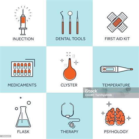 Ilustrasi Vektor Latar Belakang Medis Datar Perawatan Kesehatan
