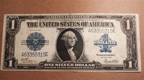 1923 Blue Seal One Dollar Note Coin Talk