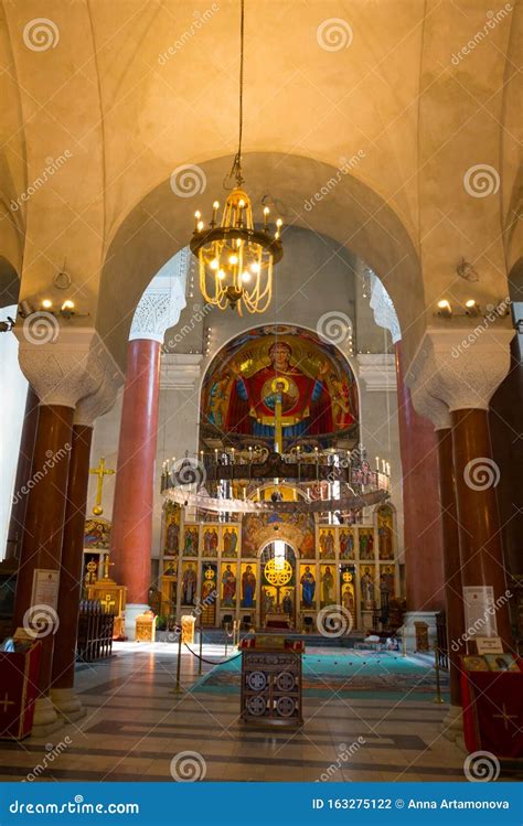 Belgrado Serbia Iglesia De San Marcos Entero En El Fondo Parque