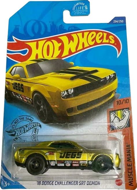 ’18 Dodge Challenger Srt Demon Hot Wheels 2020 Super Treasure Hunt