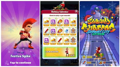 Subway Surfers Xmas Calendar 2023 FESTIVE SPIKE REWARD YouTube