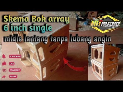 Skema Bok Midle Model Array 6 Inch Yang Mantap YouTube