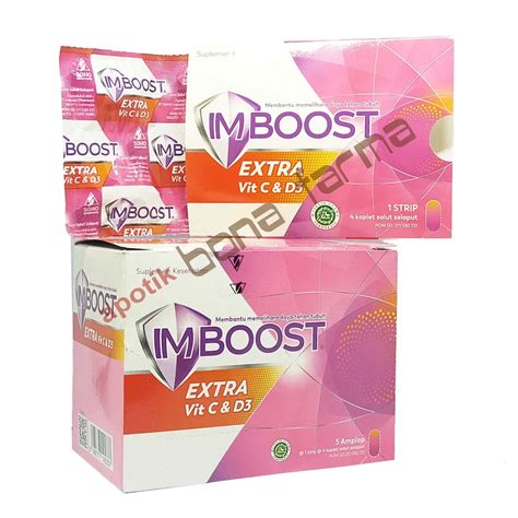 Jual Imboost Extra Vit C Dan D3 Vitamin Kesehatan Vitamin Menjaga Imun