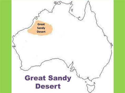 Great Sandy Desert Map - Great Sandy Desert Wikipedia - Population place name western australia ...