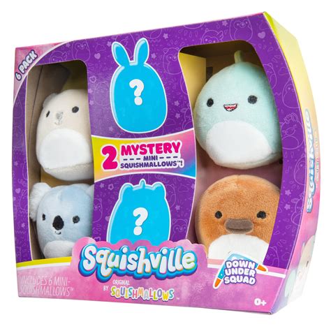 Squishville By Original Squishmallows Down Under Squad Plush Six 2