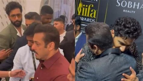 Salman Khan Hugs Vicky Kaushal At The Iifa 2023 Days After His