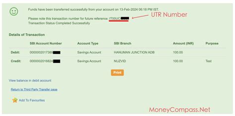 Utr Number Sbi Find And Track Utr Numbe In Sbi Money Compass