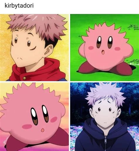 Itadori Yuuji Kirby Jujutsu Kaisen Meme Artofit