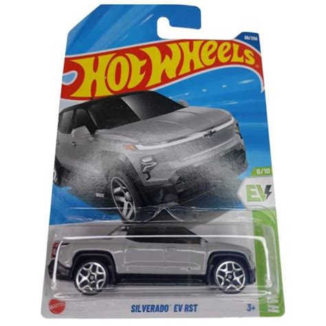 Carrinho Miniatura Hot Wheels Silverado Ev Rst Hyx30 Shopee Brasil