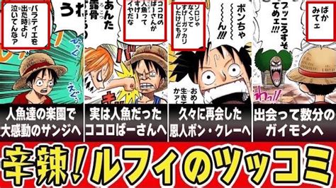 【意外と辛辣】ルフィのツッコミ当てクイズ【仲間がいるよtube】 One Piece速報