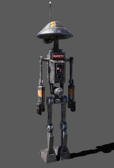 3d Model Star Wars Pit Droid Vr Ar Low Poly Cgtrader